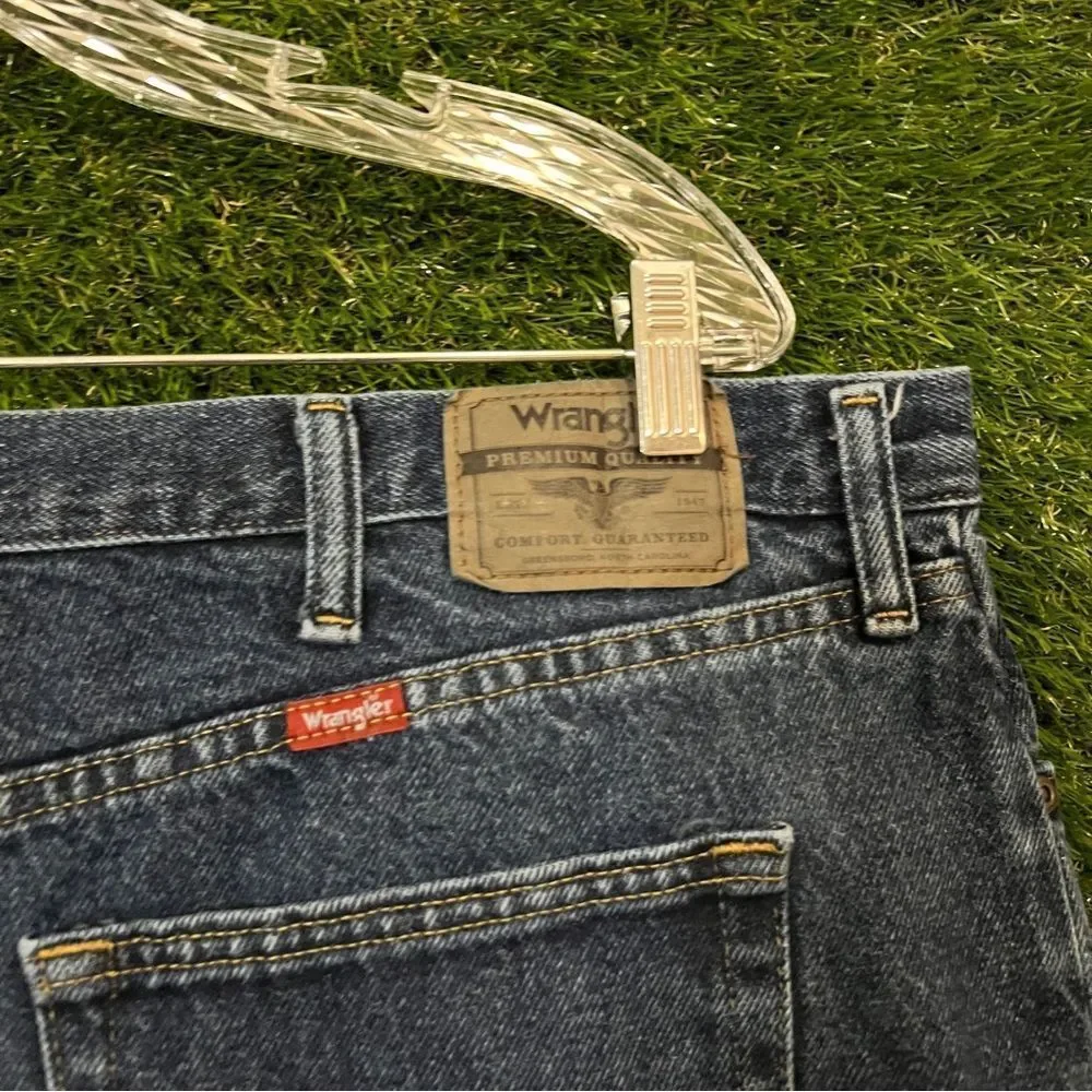 Wrangler 44x30 Regular Fit Denim Jeans Big Tall